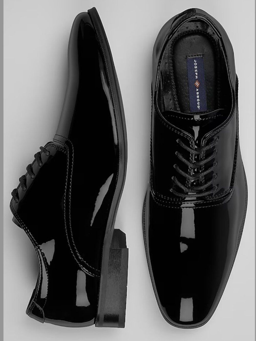 Joseph Abboud Black Leather Oxfords in Size 10